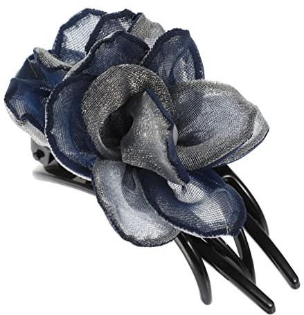 VICASKY Seidengarn Blumen Haarspange Klein Mit Kiefer Alligator Clip Für Dünnes Und Dickes Haar Dekorativer Haarschmuck Für Damen Alltag Party
