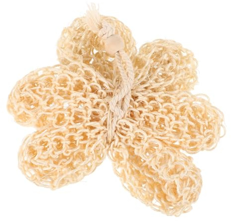 VALICLUD Bola de Ducha Exfoliante de Sisal Natural para Baño, Esponja Corporal que Elimina Células Muertas y Limpia el Tejido Cutáneo, Adecuado para Adultos y Uso Diario