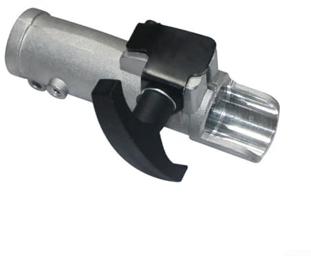Conector de poste de extensión, acoplador de eje de metal de 26 mm/28 mm para cortasetos de jardín, cortadora de césped, cortador de cepillo multiherramienta (26/28 m)