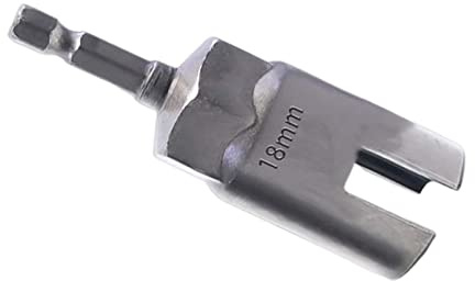 Broca de tuerca de ala de ranura de 1/4 pulgadas para tuercas de panel, ojo de tornillos, gancho en C de 80 mm x 18 mm