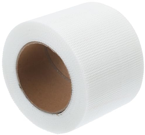 LOORGVEL Nastro Autoadesivo per Cartongesso 10 Cm X 30 M in Fibra di Vetro Nastro Sigillante per Fessure e Crepe nel Muro per Riparazione Pareti e Rinforzo Superfici