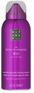 The Ritual of Yozakura Body Mousse, Feuchtigkeitspflege, mit Japanischer Maienkirsche und Schwarzem Reis, 90% Natürliche Inhaltsstoffe
