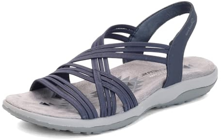 Skechers Reggae Slim Simply Stretch sandaler för kvinnor, Marinblått Xsp, 7