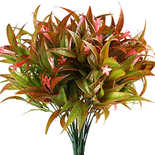 BELLE VOUS Morgenruhm Kunstpflanzen Hängend aus Plastik (4 Stück) - Unechte Pflanzen für Äste und Zweige Deko für Innen- und Außenbereich, Zuhause, Büro, Garten, Wandkorb & Hochzeitsgirlanden