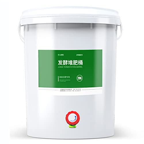 Composteur de recyclage de poubelle de compost de 20 L, seau de compost de recyclage des déchets alimentaires avec couvercle scellé, poubelle de jardin de cuisine, seau de compost inodore