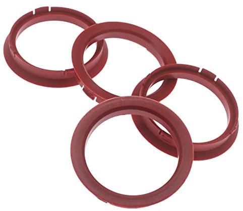 4X Zentrierringe 74,1 x 64,1 mm Dunkelrot Felgen Ringe Made in Germany