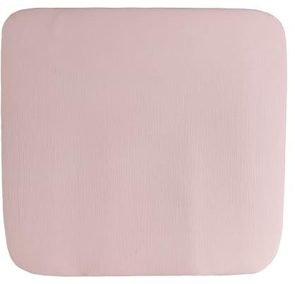 Baby's Only - Baby Wickelauflagenbezug 75x85 cm - Bezug für Wickelauflage Fresh ECO - Abwaschbare Bezug für Wickeltischauflage - Aus 100% Bio-Baumwolle - Alt Rosa