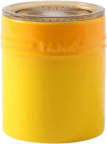 Sucrier en céramique, pot à épices, sucrier en céramique dégradé avec couvercle, sucrier solide avec cuillère, pot à épices en porcelaine rouge 400 ml/14 oz (couleur : rouge) (couleur : rouge, taille