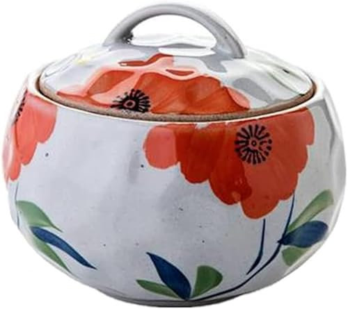 Casserole à soupe, ragoût, casserole de cuisson avec couvercle, casseroles de cuisson à la soupe, ragoût haute température, mini cocotte en céramique pour œufs, lait, poêle à frire de cuisine à vapeur