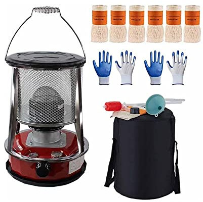 BomDog Réchaud À Pétrole Efficace Et Portable Pour Le Camping Réchaud À Pétrole D'Intérieur Réchaud À Pétrole de Capacité En Acier Inoxydable/Red 4.6L