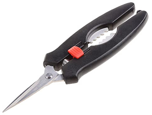 DIIOOMIEEU Portable 7'' Seafood Scissors with Ergonomic Handle Cracker Lobster Prawn Peeler for Shell Leg Shear Shrimp