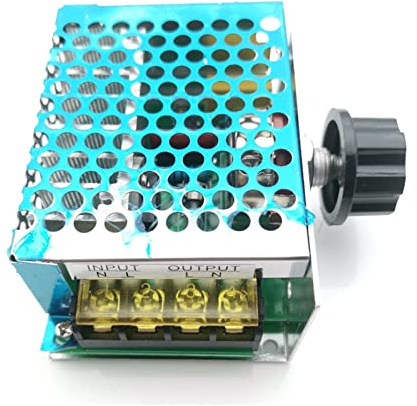 NLNGZKZFNF 400 0w 220V AC SCR Régulateur de Tension Dimmer Contrôleur de Vitesse de la Vitesse de Moteur électrique Volt Volt Dimmer Régulateur de Thermostat Variateur