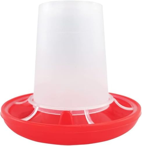 1Pc Baby Chick Feeder Waterer 0.35Lbs Chicken Feeder Chicken Waterer Small Birds Poultry Feeding Equipment Kit and Feeder Baby Chick Jar for Brooder 5.4 Ounce