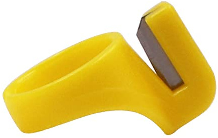 Kitchen Scissors Plastic Thread Cutter Finger Blade Needle Craft Thimble Sewing Ring Home DIY Sewing Machine Tool