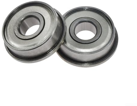 F608ZZ Flansch-Kugellager 8 x 25 x 7 mm, doppelt geschirmtes Miniatur-Chromstahllager für Hochgeschwindigkeits-50 K U/min, industrielle Automatisierungs-Motorteile, 10 Stück