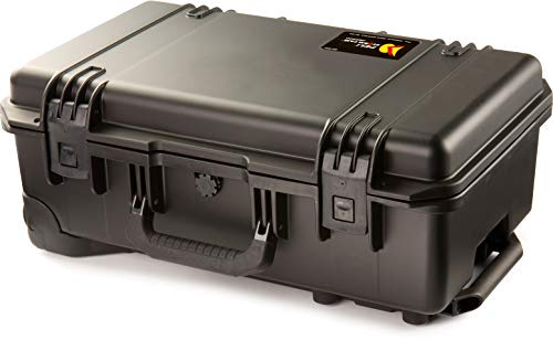 PELI Storm IM2500 Schlagfester Handgepäckkoffer zum Reisen und für Fotoausrüstung, Wasser- und Staubdicht, 28L Volumen, Ohne Schaum, Schwarz