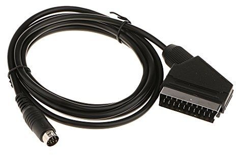 Dolity Câble de Jeu Vidéo de RGB Péritel à 9Pin Connecteur adapté à Sega Megadrive 2 -1,8m