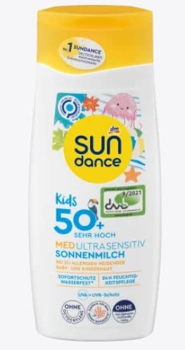 SUNDANCE Med Kids Ultra Sensitive Sonnemilch LSF 50+, 200 ml