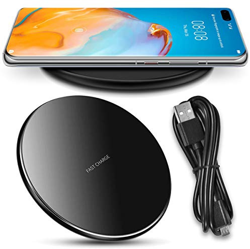 QI Wireless Ladegerät kompatibel mit Huawei P60 P50 P40 P30 Pro Plus Ladestation Kabellos Charger Induktives Universal Schnellladegerät 10W