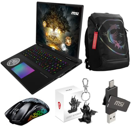 MSI Titan 18 HX Dragon Edition Norse Myth A2XWIG-227ES, Portátil Gaming de 18 UHD+ 120Hz (Intel Core Ultra 9 285HX, 64Gb RAM, 2TB SSD, RTX 5080-16GB, Windows 11 Home Advanced) Teclado QWERTY Español