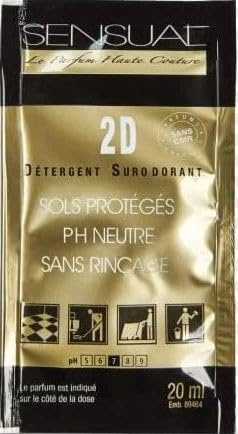 Détergent surodorant SENSUAL 2D doses 20mL - Colis de 250 dosettes (fleur de coton)