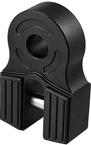 X AUTOHAUX Parachoques Grilletes Montaje Soporte - Paquete de 1 Negro