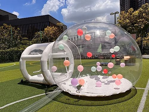 Vinfgoes Garden Dome Inflatable Bubble House Bubble Tent Sky Crystal Dome for Kids Party/Wedding/Home Party/Malls/Parks/Events/Exhibition (3m Dome+ 2m Tunnel)