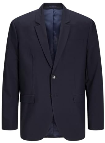 Jack & Jones Jprbushwick Harry Blazer Reg Fit Noos, Bleu Marine foncé/Coupe : Coupe Droite, 46