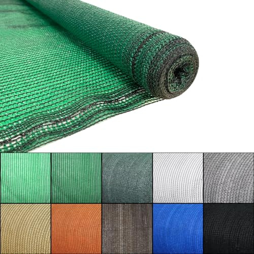 Keroppa Malla de Ocultación, 80% de Sombreo, 1,5x100 m, Malla de Sombreo para Jardín, Patio, Terraza, Agricultura, Resistente, Reducción Temperatura, Transpirable, Proteccion UV, Verde