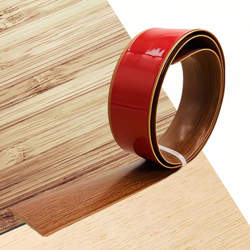 Bodenübergangsstreifen Und Selbstklebende Vinyl-BodenKantenumleimer 100 Cm, 4 Cm 5 Cm 7,6 Cm Breit, Teppich-üBergangsprofil, Laminatboden-Ausgleichsprofil, BodenSchwellenstreifen(Color:B,Size:W-7.6cm(