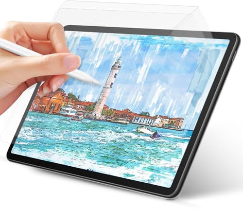 IVEOPPE 2 Piezas Protector Pantalla de Efecto Papel para iPad Air 11 Pulgadas M3/M2 (2025/2024), Película de Pet Mate, Antirreflejo, Antihuellas, Escritura y Dibujo como en Papel