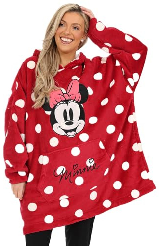 Minnie Mouse Sweat à capuche en polaire de luxe entièrement doublé pour femme et fille