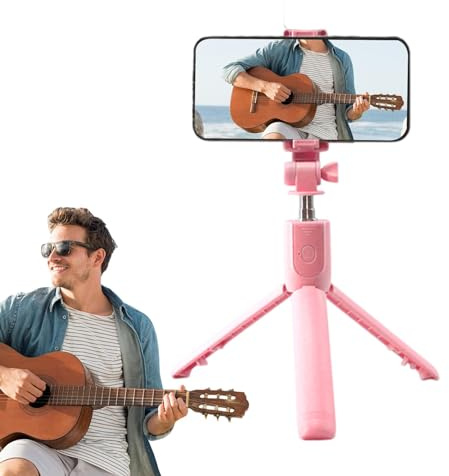 Acunny Tripod for Selfie Stick, Selfie Stick for Mobile Phone, Extendable Phone Key with Wireless Remote Control | Mobile Phone Tripod for Selfie/Recording