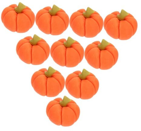 FUNOMOCYA 10pezzi Decorazioni Zucche Resinose Per Halloween Da Ornamentali Per Casa e Giardino Per Feste Tema e Allestimenti Creativi