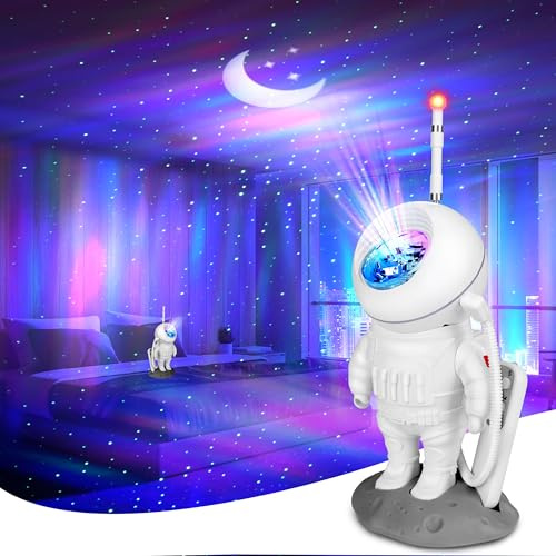 LBTP Astronaut Star Projector, Northern Galaxy Light，Galaxy Projector Night Light for Kids Adults Bedroom, LED Lamp with Timer & Remote ，Gaming Room，Birthday，Christmas, Outer Space Room Decor