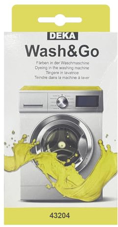 DEKA Waschmaschinenfarbe Wash & Go für 500g Stoff - Zitron