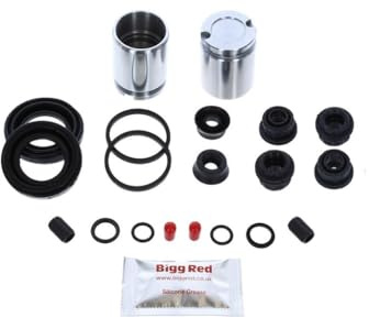 Bigg Red – REAR Brake Caliper Rebuild Repair Kit & PISTONS – Fits AUDI A1 (Left & Right)