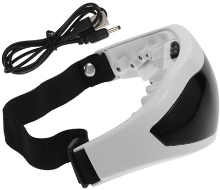 VERDANVERSE Massaggiatore Oculare Elettrico Ricaricabile Usb, Dispositivo Professionale per Massaggio degli Occhi Compressa Calda a Temperatura Costante, Portatile per Sollievo Affaticamento