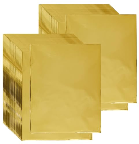 SUPERFINDINGS 100 fogli di pellicola di trasferimento per stampante laser, laminatore, fai da te, goffratura, scrapbooking, 100 fogli