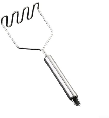 Presse-purée en acier inoxydable 304 pour cuisine, conçu pour écraser les pommes de terre, les patates douces et divers fruits, taille compacte pour un rangement et une manipulation faciles (A+C)
