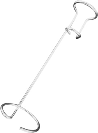 DECORNIJIA Soporte para Batidora de Mano de Acero Inoxidable, Rejilla Metálica para Batidor de Huevos, Base Antideslizante para Espumador de Leche, Accesorio Compacto para Cocina y Cafetería