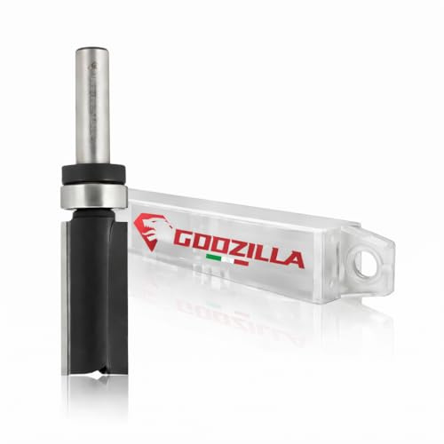 Fresa a copiare con cuscinetto per legno, diametro 16 mm, I. 32 mm, gambo 8 mm, per fresatrice verticale e rifilatore - GodzillaBits (la più venduta) LTS112.161