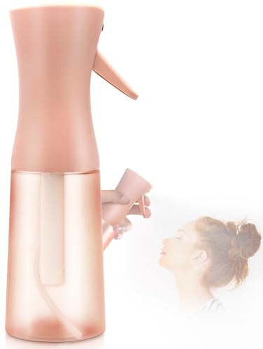 Milukon Spray Bottle,Fine Mist Spray Bottle for Hair, Refillable Spray Container,Ultra-Fine Continuous Spray Bottle for Skincare, Plant Care, Pet Grooming, Cleaning and Disinfection(Frosted)