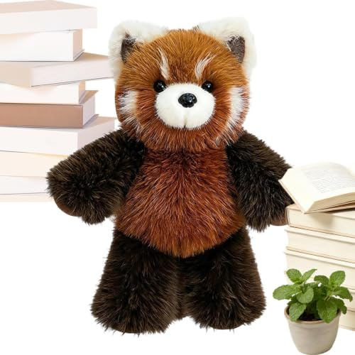Generisch 55cm Laufendes Plüschtier Roter Panda, Roter Panda Kuscheltier, Running Plush Pandas Mit Beweglichen Beinen Zum Stressabbau, Ideales Weihnachts- Oder Geburtstagsgeschenk Für Freunde