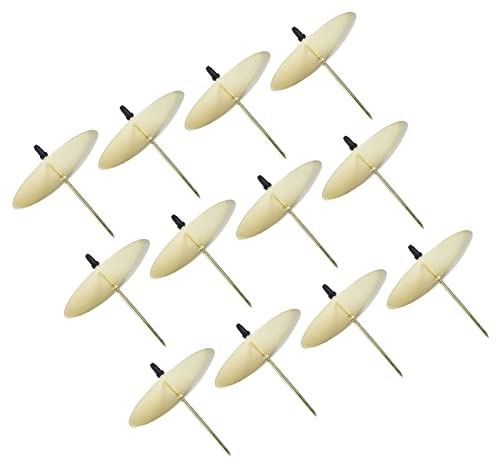 Phefop Ljusstake Ljusstake 12st Ljusbricka, Järnguld Ljushållare för Stora Ljus 7x6,5cm, Halkfri Spets, Stabil Fixering, Dekorativt Ljusfat för Party Holiday Bordsdekoration