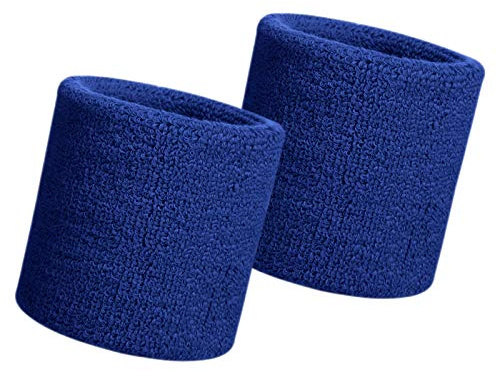HANERDUN Schweißband Handgelenk schweissband Absorbierende Schweißbänder | Schweißband Handgelenk, Schweissband, Schweißbänder Arm, Frottee Wristband, Herren Damen, Sport Laufen Fahrrad Joggen Tennis