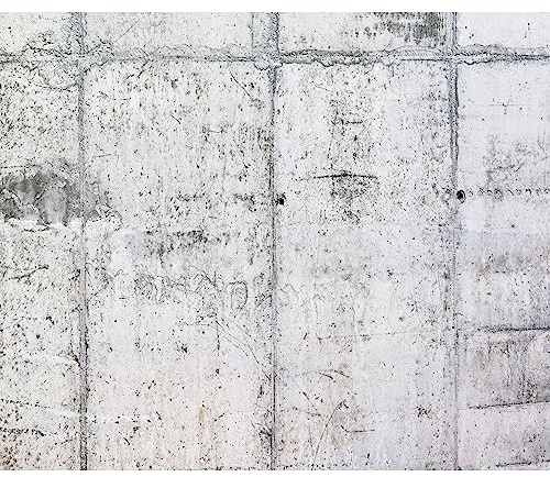 murando - Fototapete selbstklebend Betonoptik, 98x70 cm, Schlafzimmer | Selbstklebend ohne Kleister, Full HD Druck, ideal fürs Wohn- oder Schlafzimmer, schnelle Montage, lichtbeständig, geruchsfrei