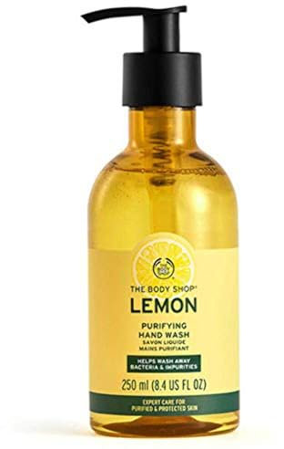 THE BODY SHOP Lemon Purifying Hand Wash INTENSELY CLEANSING HAND WASH PURIFY AND PROTECT SKIN