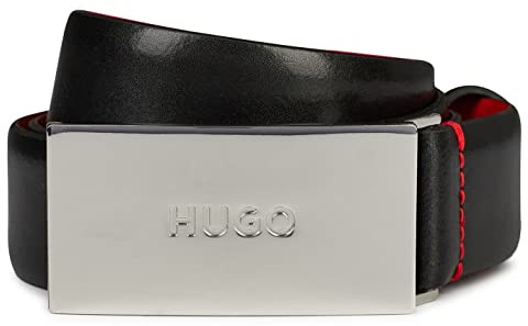 HUGO Herren Baldwin-n Gürtel, Neu-Schwarz001, 100