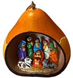 Gourd Nativity Ornament (BABNAT)